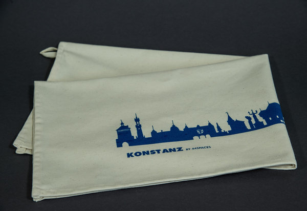 Geschirrtuch (Tea Towel) Konstanz Skyline