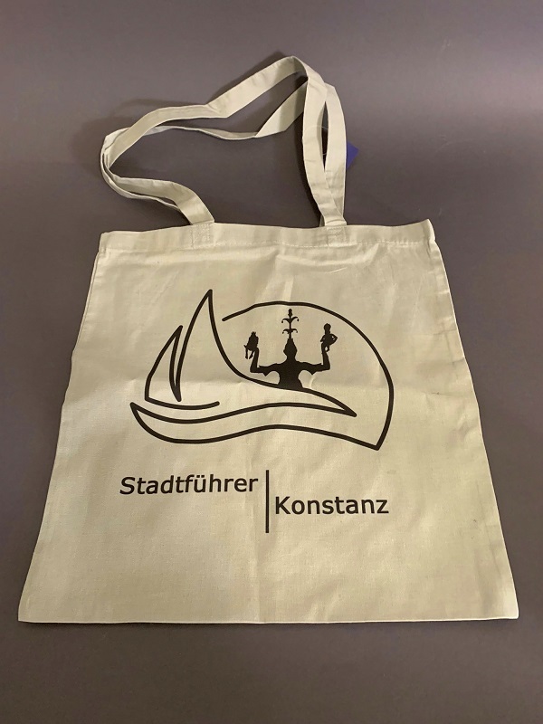 Baumwollbeutel mit Logo Stadtführer Konstanz